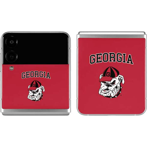 University of Georgia Bulldogs Galaxy Z Flip4 5G Skin